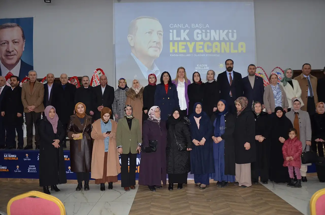 Muş Ak Parti Kadın Kolları kongresi sona erdi