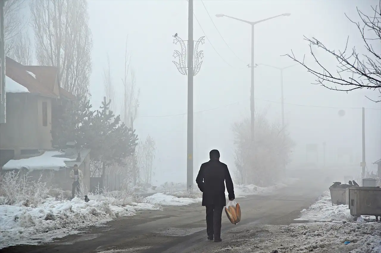 Soğuk hava Ağrı'yı esir aldı