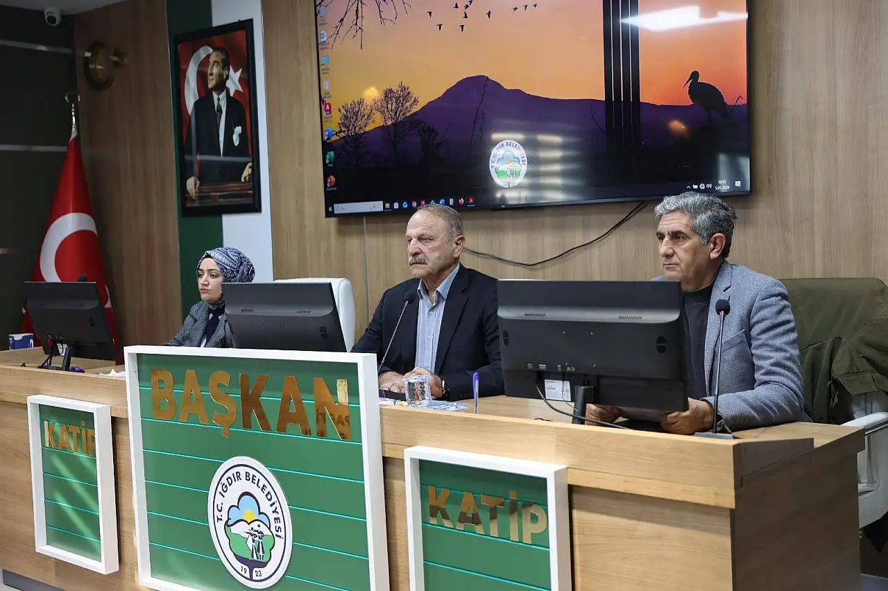 Iğdır Belediyesi Ocak Ayı Olağan Meclis Toplantısı Gerçekleştirildi
