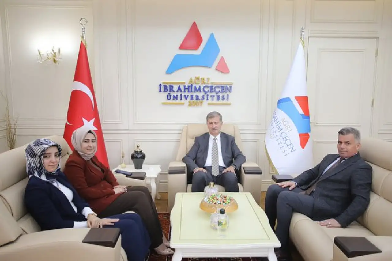 Rektör Gülçin Kaymakam Kılıç'ı ağırladı