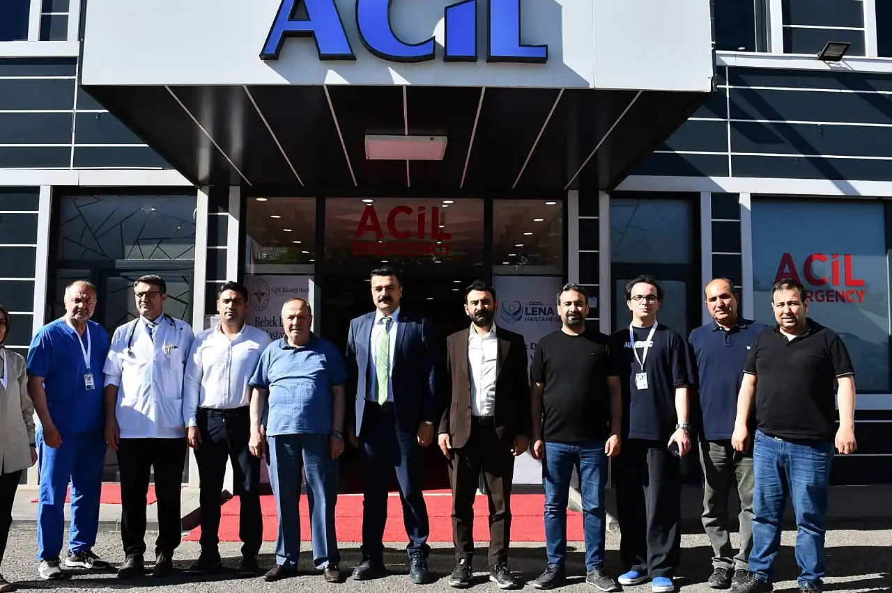 Ağrı İl Sağlık Müdürü Mehmet Acu'dan Özel Lena Hastanesi'ne ziyaret