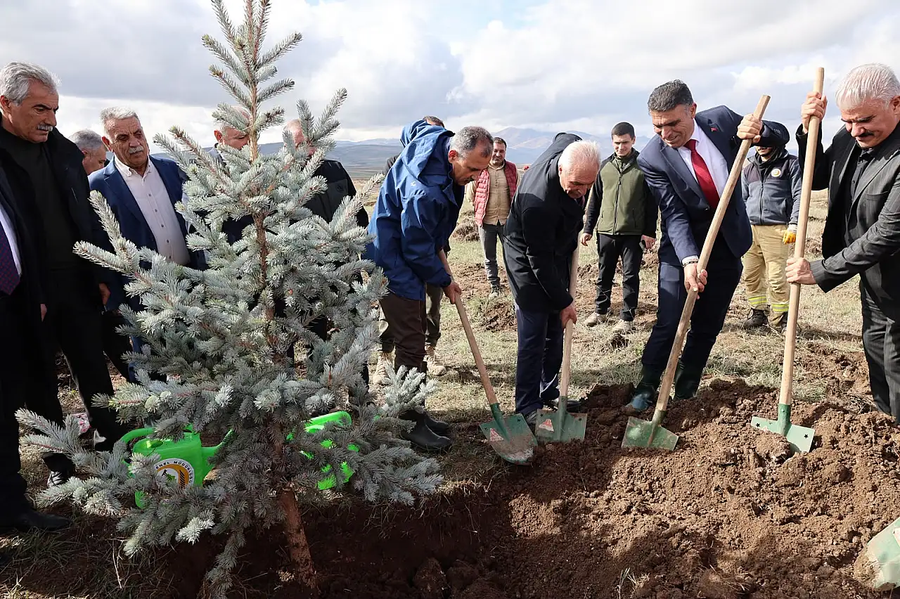 Ağrı'da 400 bin fidan toprakla buluşturuluyor