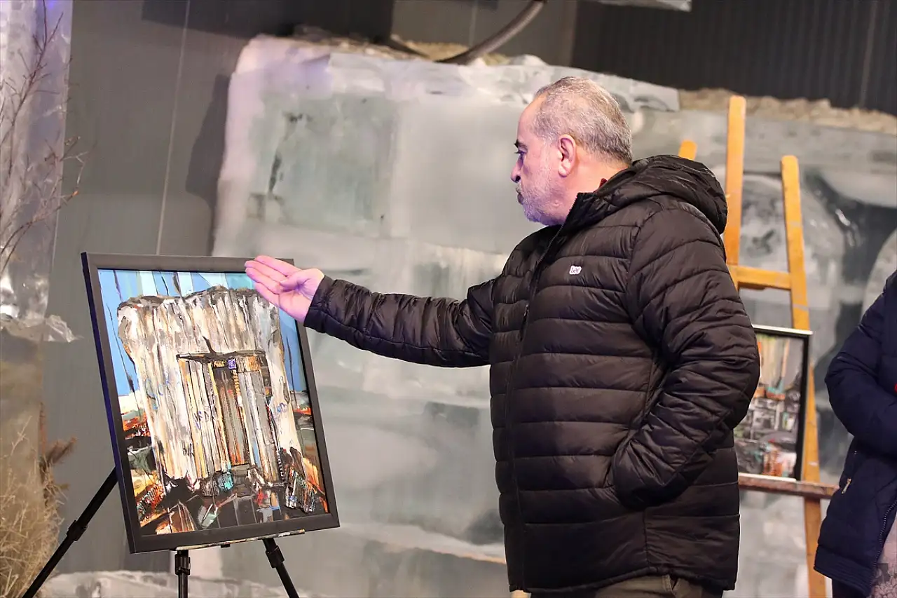 Erzurum'un terk edilmiş haneleri sanat eserine dönüştürüldü