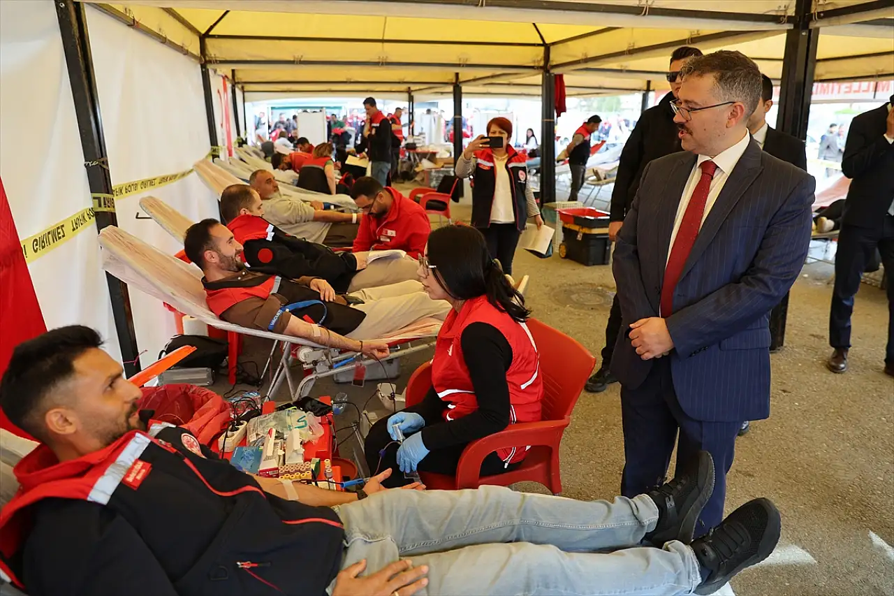 Iğdır'da 1071 ünite kan bağışı hedefiyle anlamlı kampanya