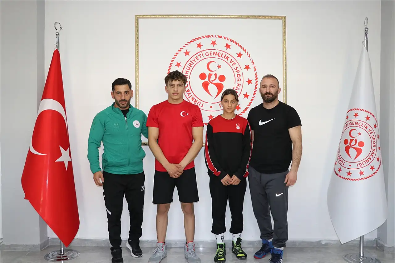 Türkiye şampiyonu güreşçi Eleşkirtli Hamza, uluslararası arenaya hazırlanıyor