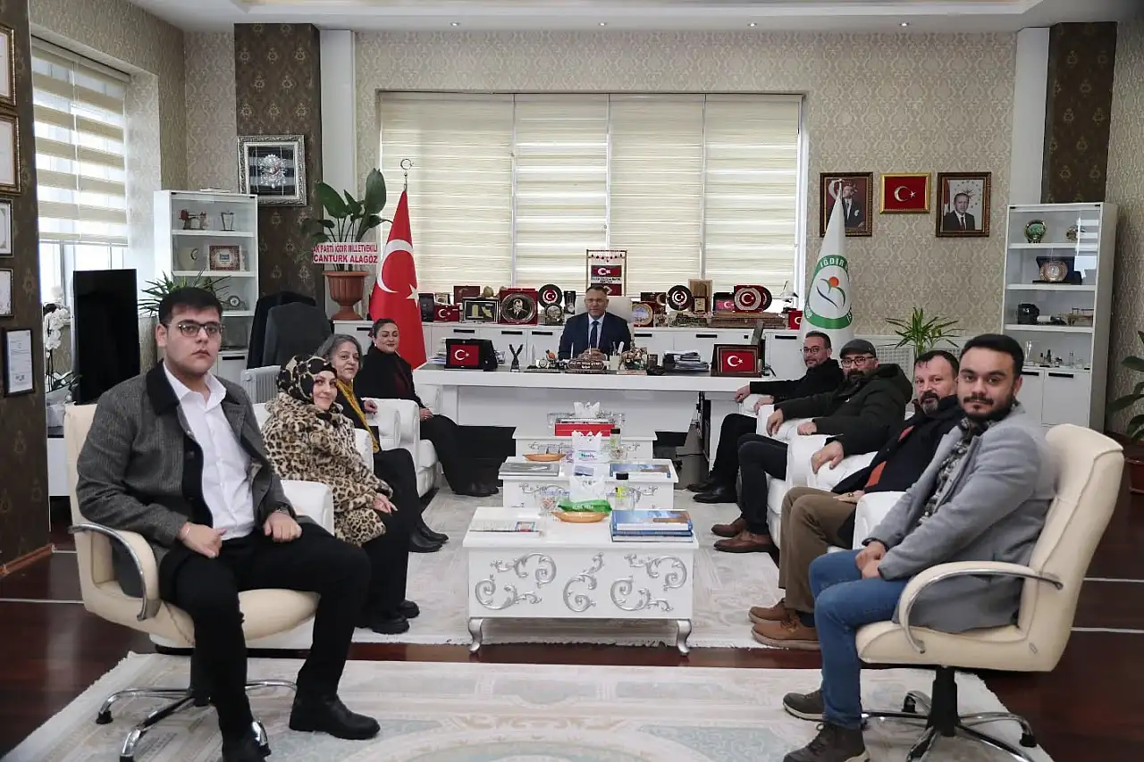 Türkiye İttifakı Partisi Iğdır İl Yönetiminden Rektör Gürel'e Ziyaret