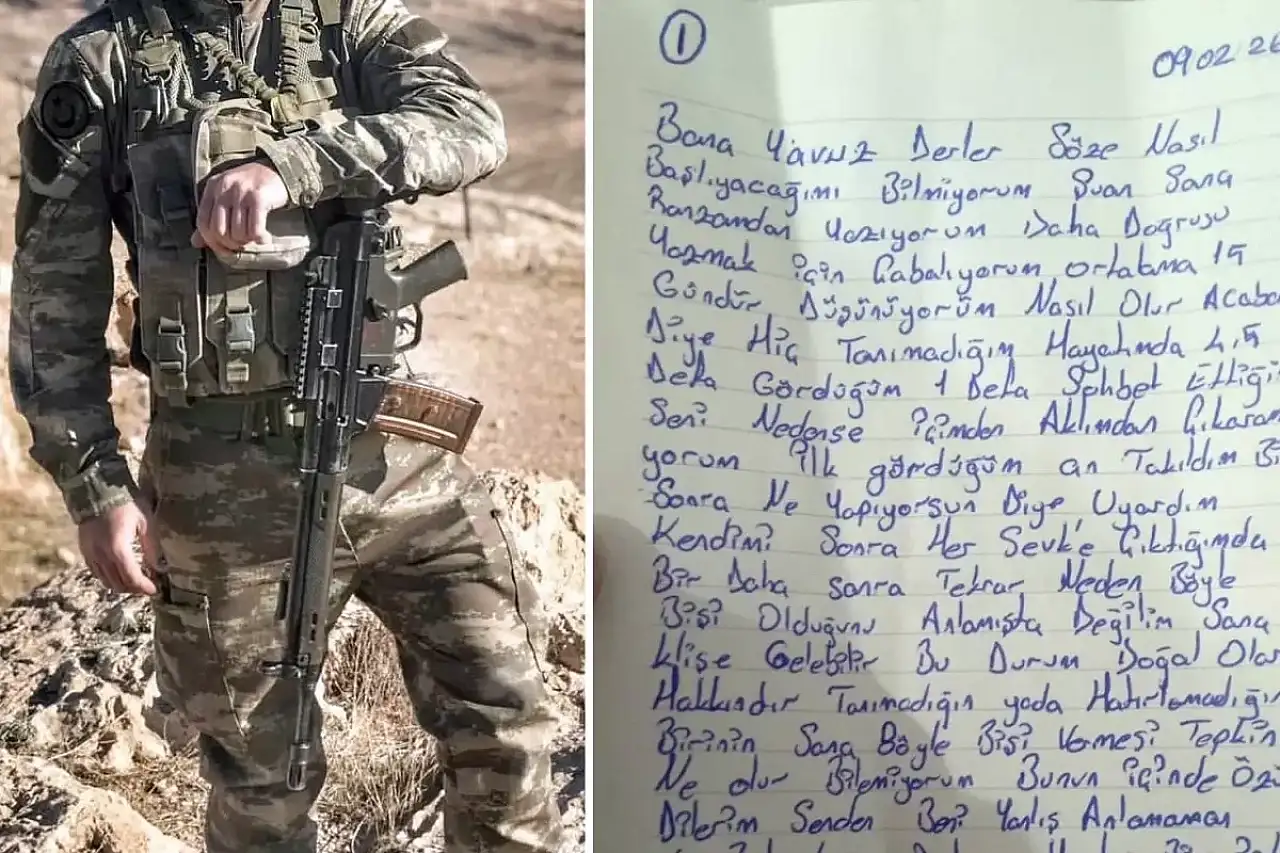 Zincir markette çalışan genç kız, kendisine aşık olan askerin mektubunu paylaştı