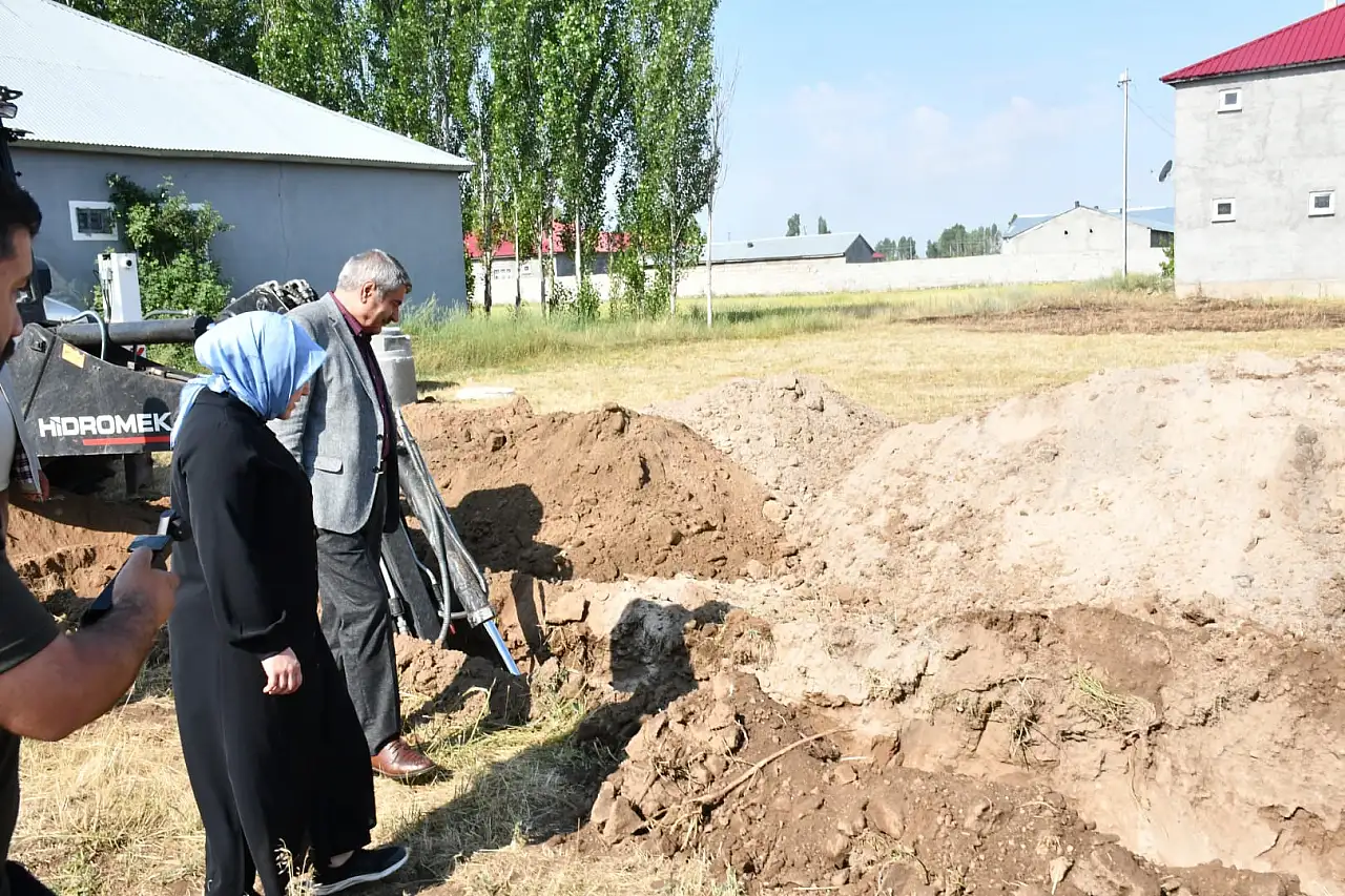 Patnos'ta 3 kilometrelik altyapı çalışması başladı
