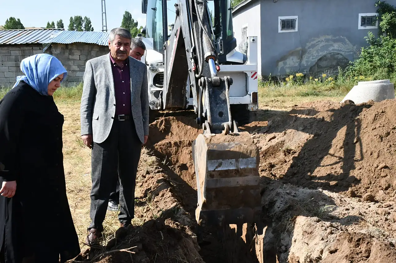 Patnos'ta 3 kilometrelik altyapı çalışması başladı