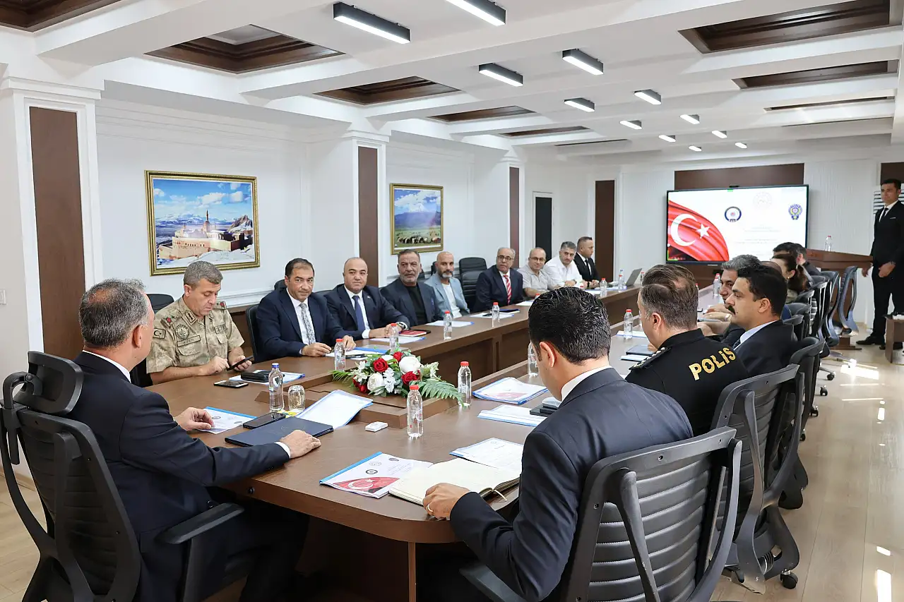 Ağrı'da spor müsabakalarının güvenliği masaya yatırıldı