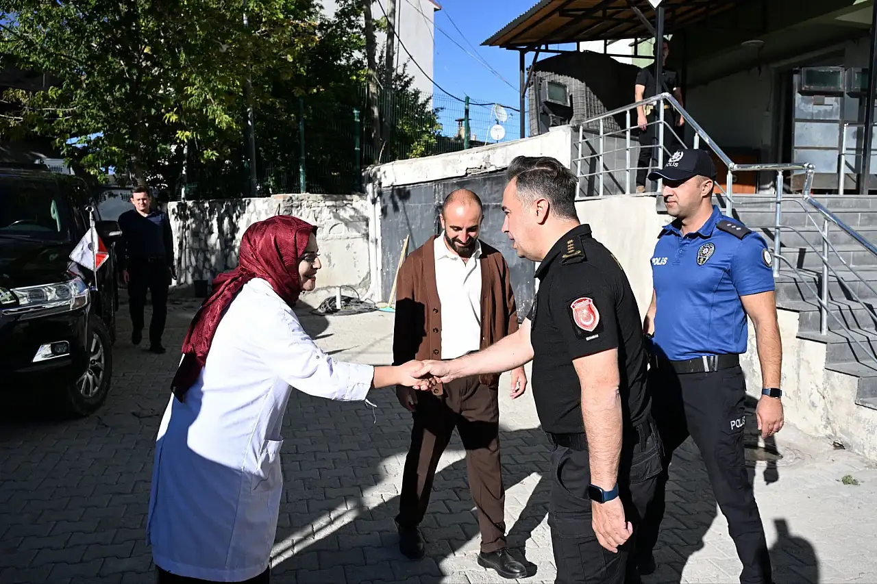 Ağrı Emniyet Müdürü Önder Diyadin'de güvenlik çalışmalarını değerlendirdi