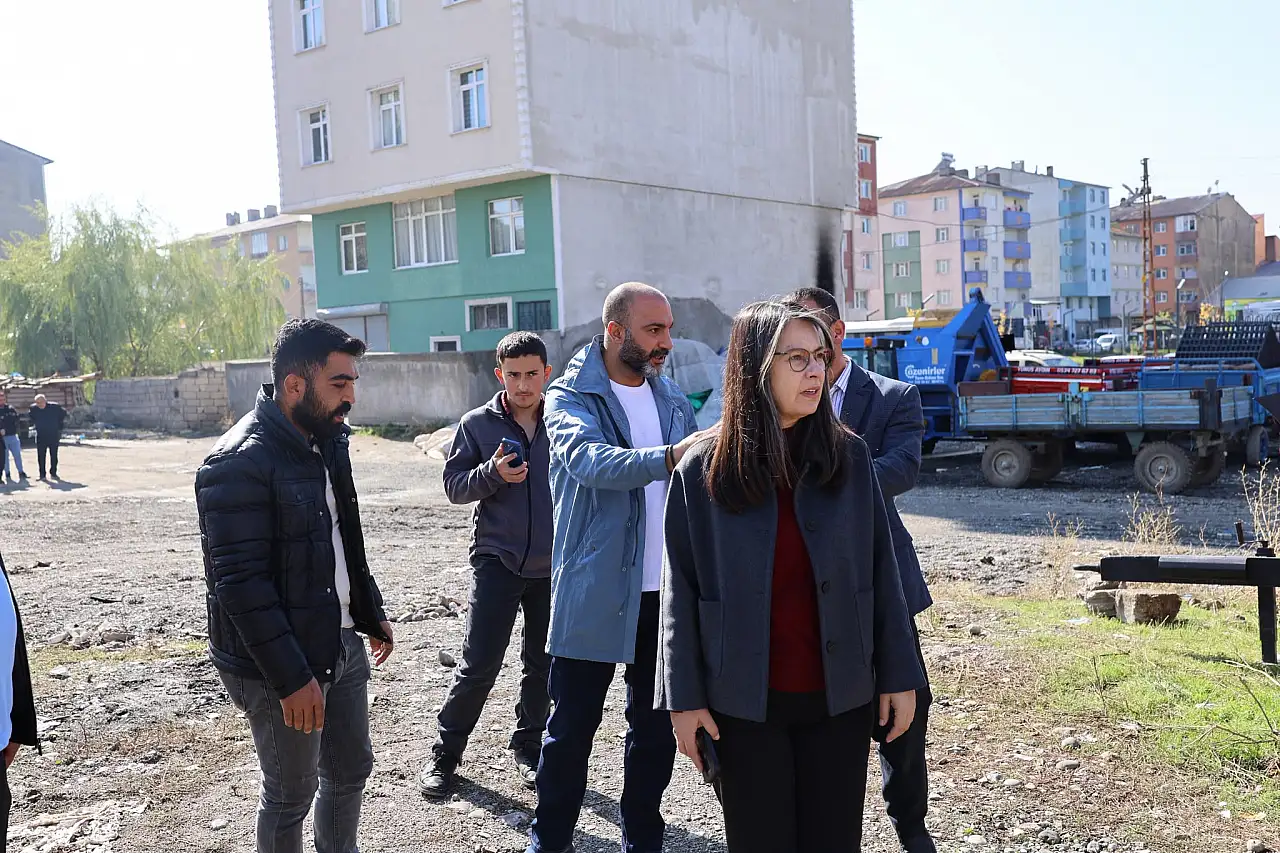 Eşbaşkan Hazal Aras, Ağrı'daki çalışmaları sahada denetledi