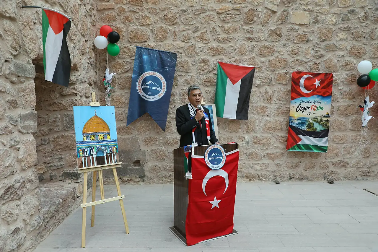 İshak Paşa Sarayı'nda Filistin için anlamlı buluşma