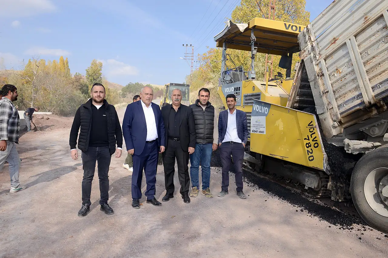 Tunus Mahallesi'nde Dere Islahı Tamamlandı, Sıcak Asfalt Çalışmaları Başladı