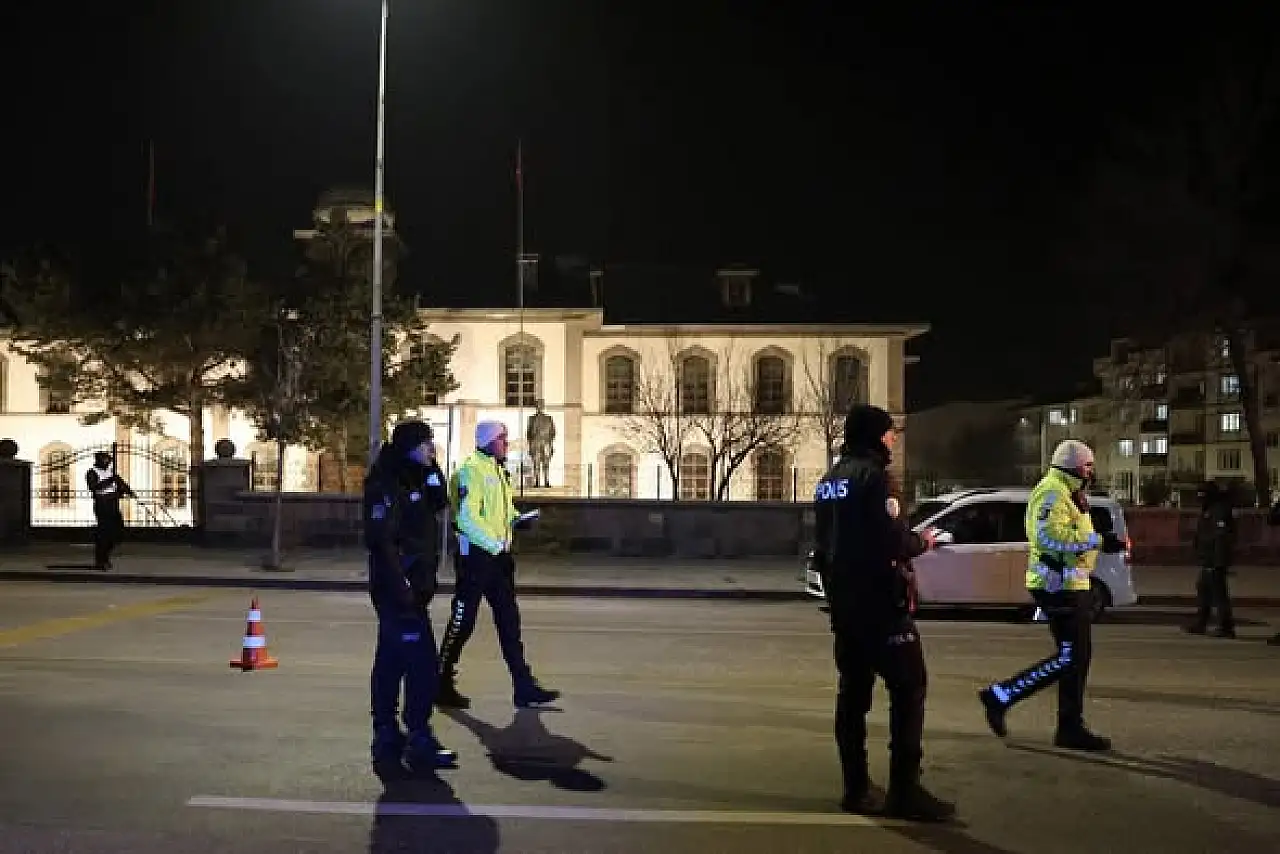 Erzurum'da Asayiş Uygulaması Yerinde Denetlendi