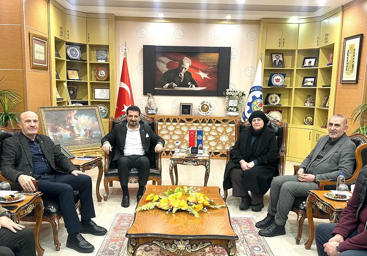 Muş TSO'da DEM Parti Heyeti Ağırladı