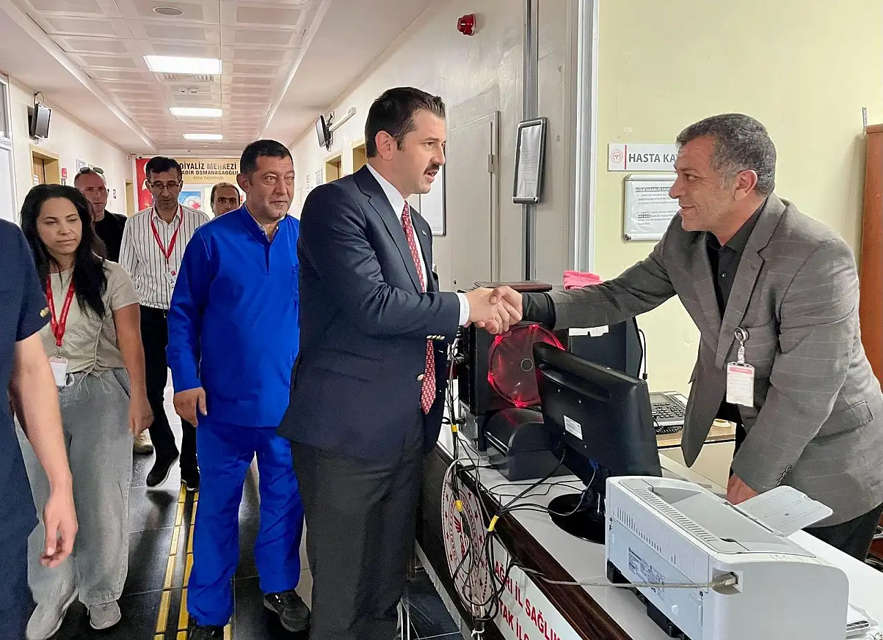 Kaymakam Coşkun Tutak Devlet Hastanesi'ni mercek altına aldı