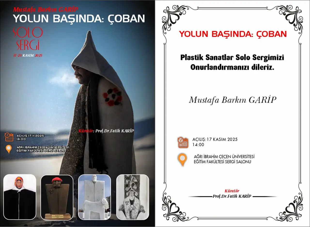 Ağrı'da 'çoban' figürüne çağdaş bir bakış sunan sergi kapılarını açıyor!