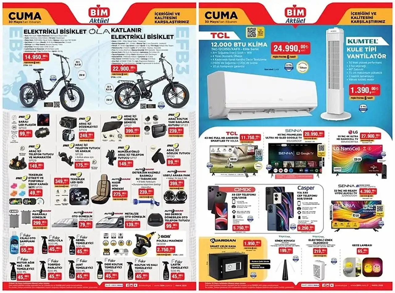 BİM'DEN ÇILGIN FIRSAT! 30 MAYIS 2025'TE ELEKTRİKLİ BİSİKLET DEVRİMİ BAŞLIYOR!