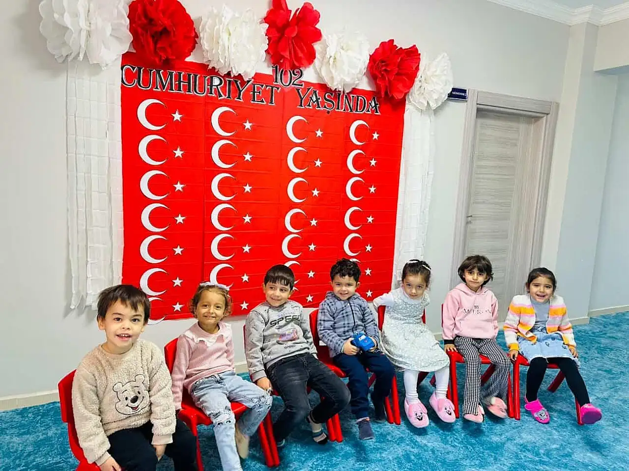 Doğubayazıt'ta İsra Mirac Kur'an Kursu'nda 29 Ekim coşkusu