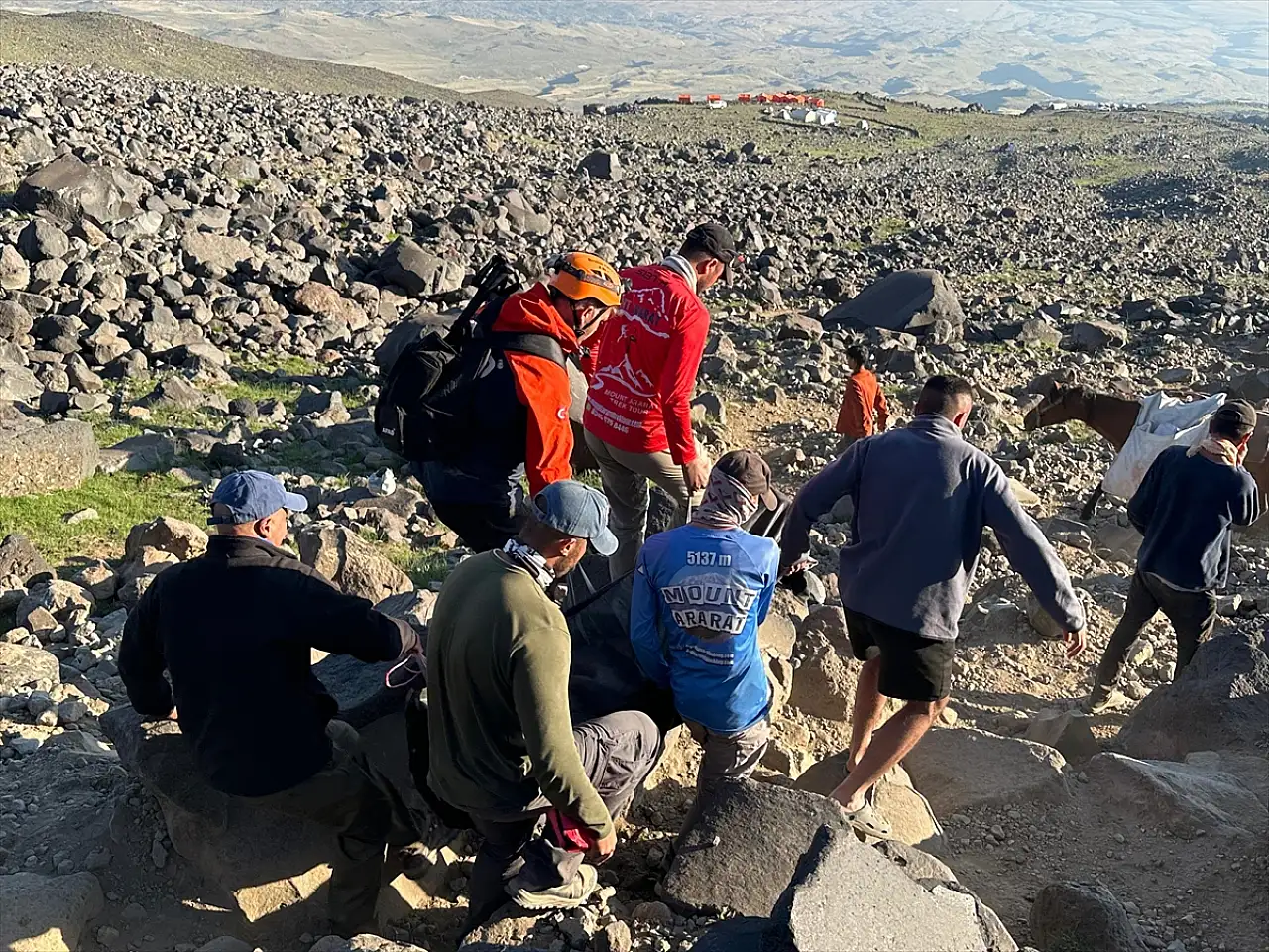 Ağrı Dağı'nda tırmanış yapan genç dağcıdan acı haber