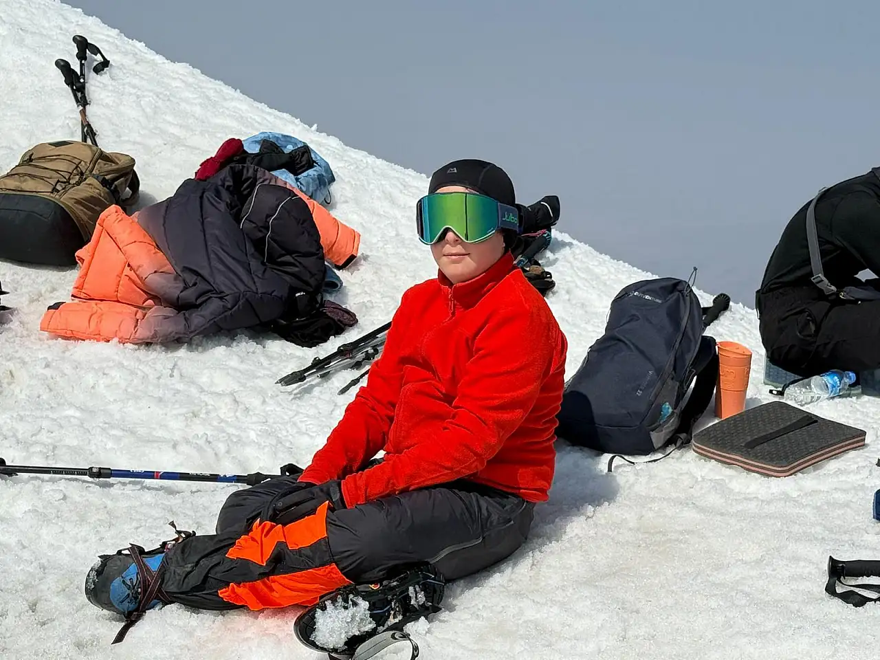 Minik dağcılar Ağrı Dağı'nda zirveye ulaştı