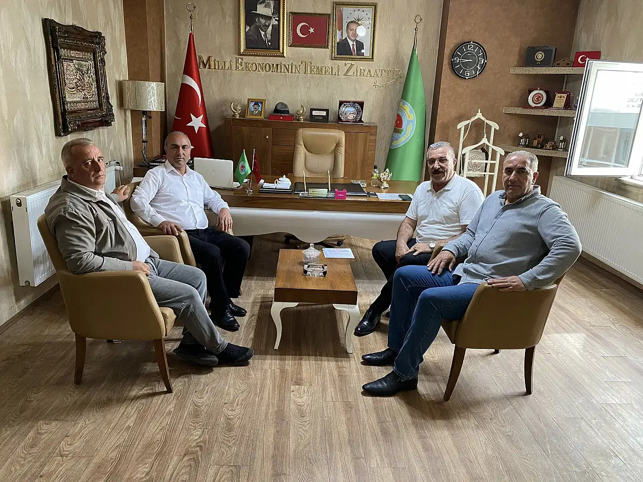 MHP heyetinden Ağrı Ziraat Odası'na ziyaret