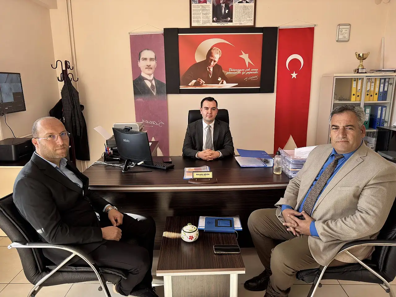 Hasköy Kaymakamı İsmail Güney'den Okul Ziyareti