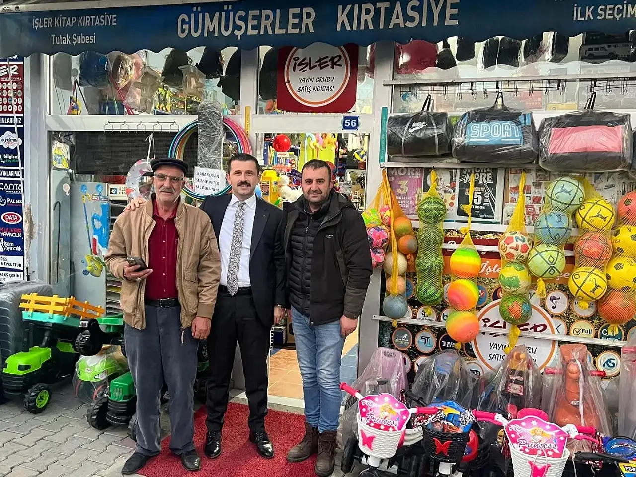 Kaymakam Coşkun esnafın taleplerini dinledi