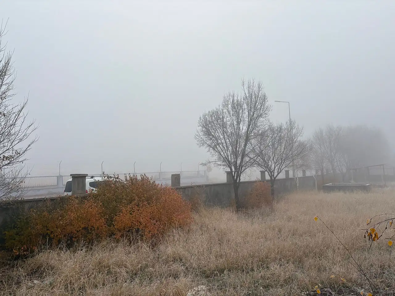 Meteoroloji uyarmıştı, Ağrı'da sabahı sis kapladı