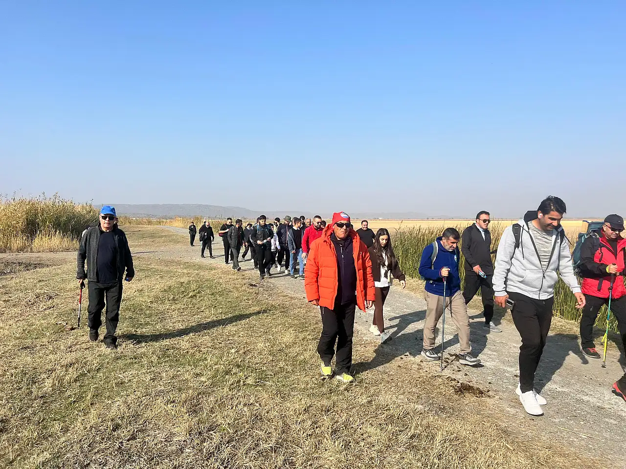 Doğubayazıtlı dağcılar bu kez Bulakbaşı'nın doğasında buluştu