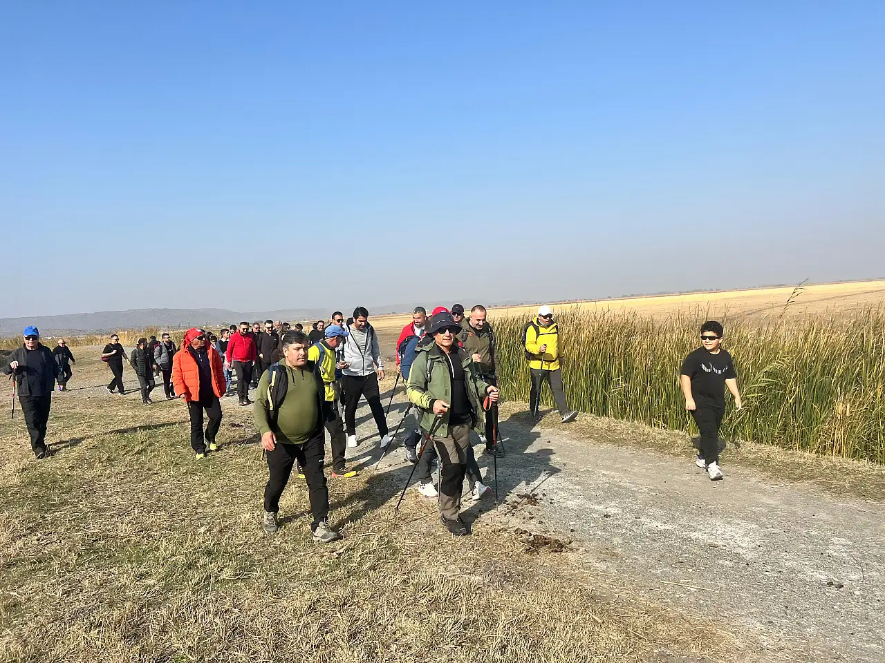 Doğubayazıtlı dağcılar bu kez Bulakbaşı'nın doğasında buluştu