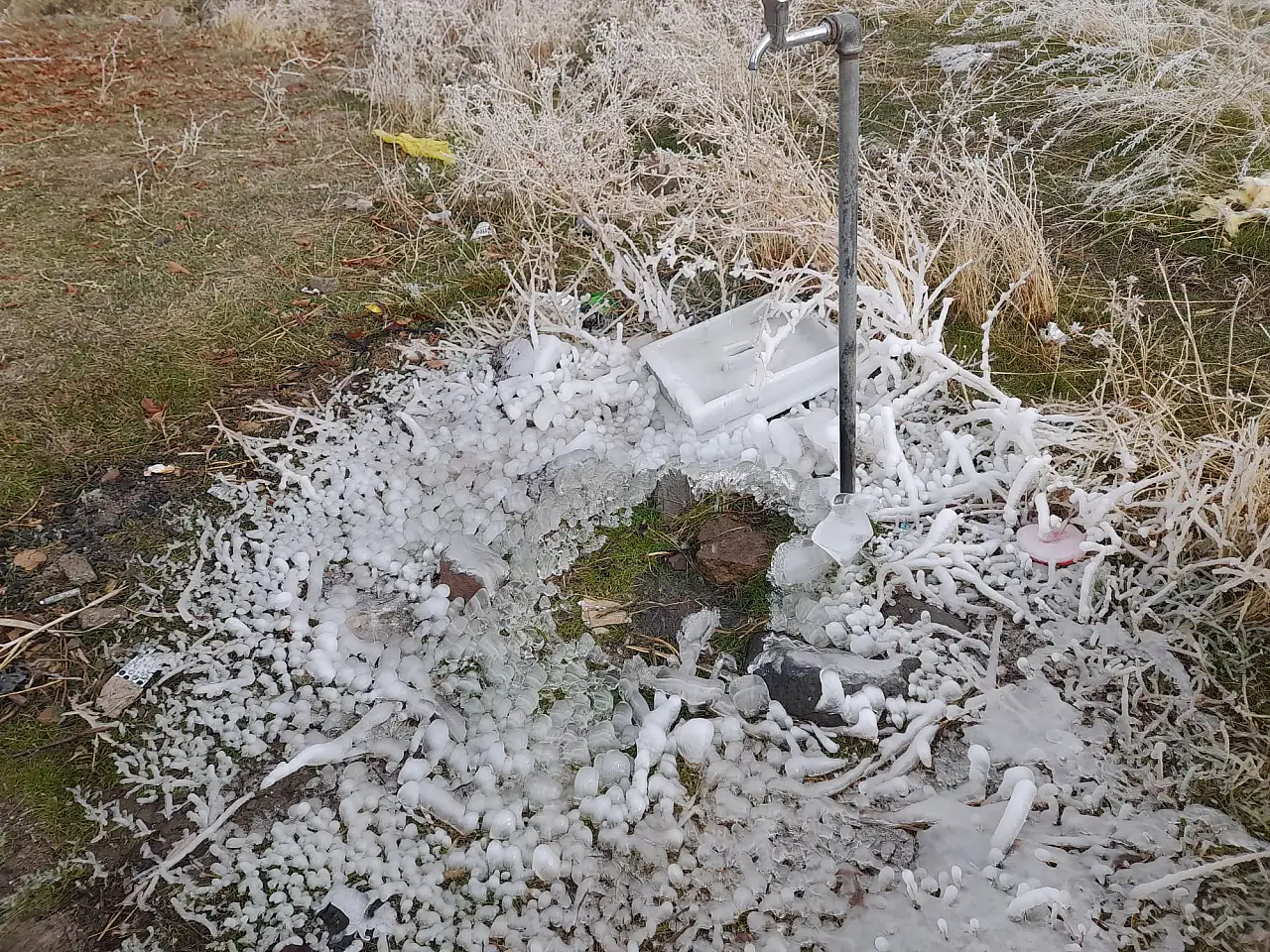 Ağrı'da dondurucu soğuklar etkili oluyor