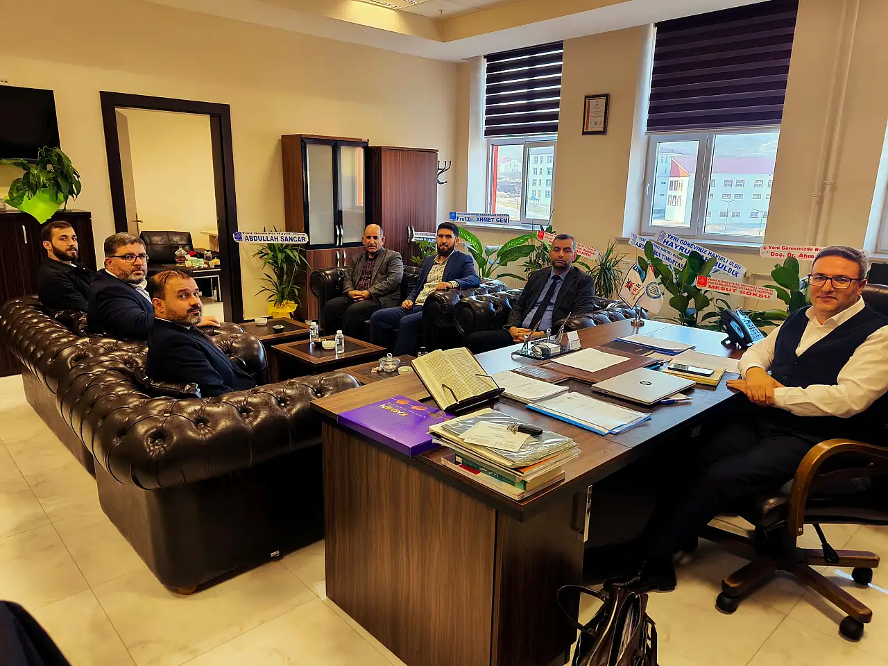 Hizan İlçe Müftülüğünden Dekan Aydın'a Tebrik Ziyareti