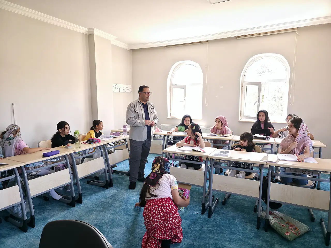 Müftü Yaz Kur'an kursu öğrencileri ile buluştu