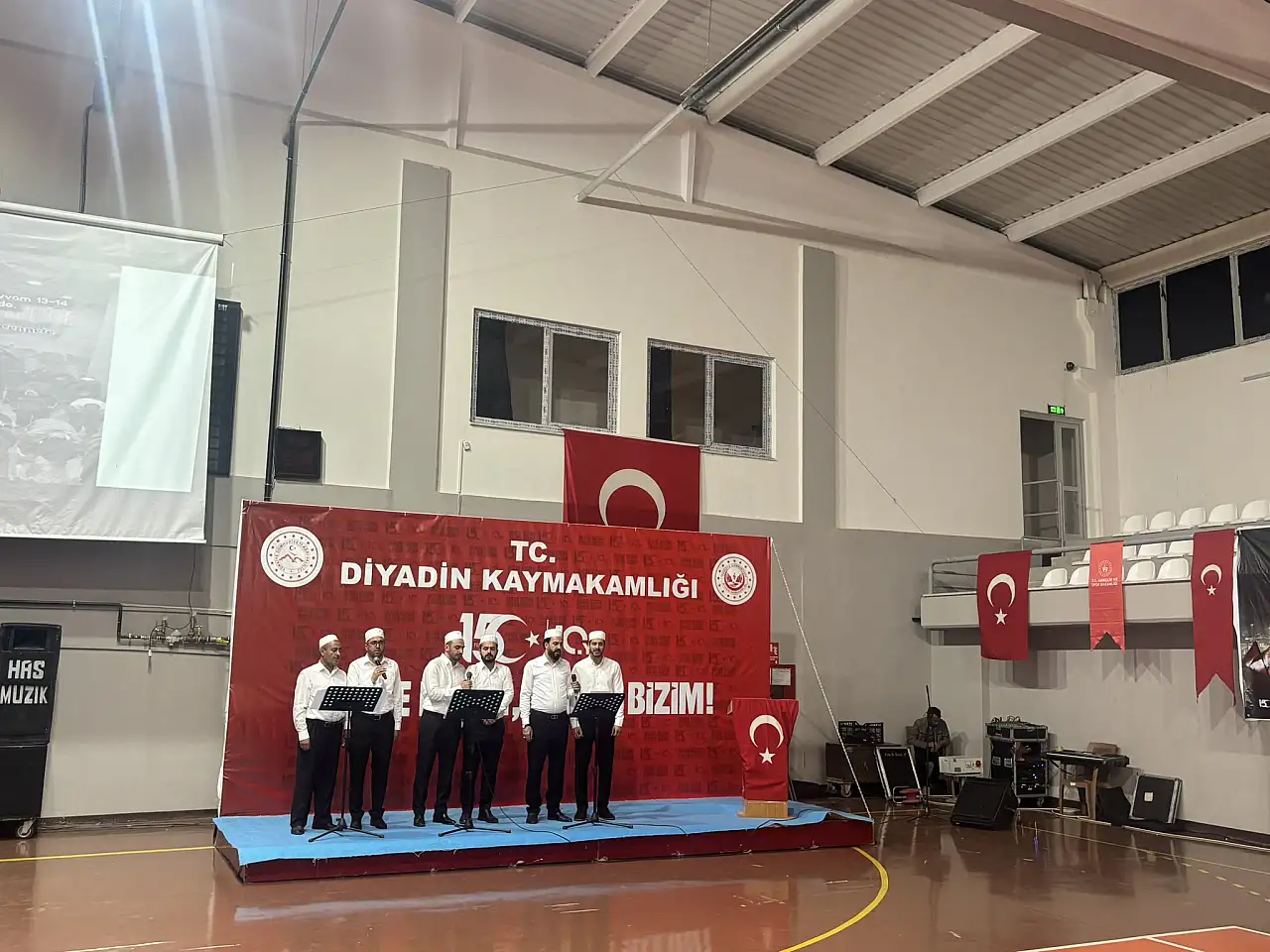 Diyadin'de 15 Temmuz Demokrasi ve Millî Birlik Günü birlik ve beraberlik içinde anıldı