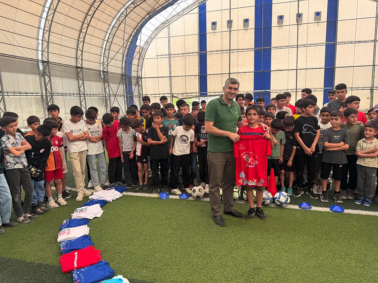 Diyadin'de yaz spor okulları coşkuyla başladı