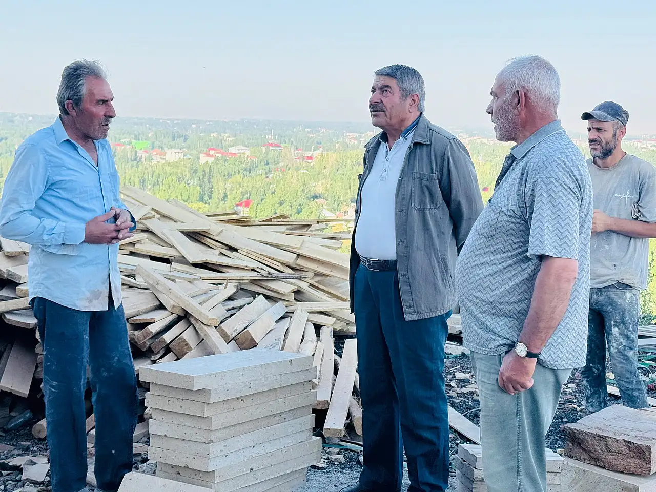 Patnos'a değer katacak olan Seyir Tepesi projesi hızla yükseliyor