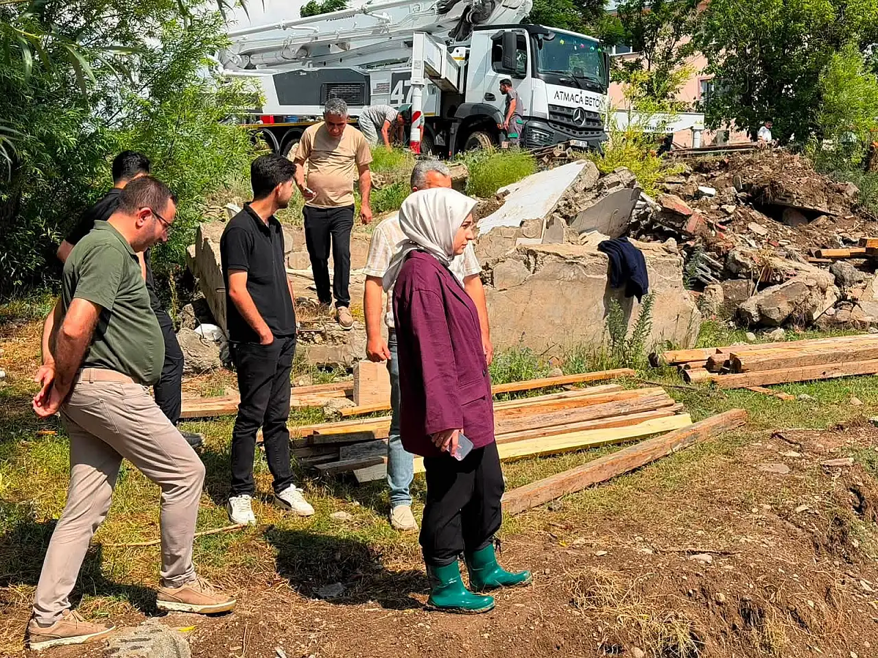 Taşlıçay'da yapımı süren balık tesisi yakından takip ediliyor