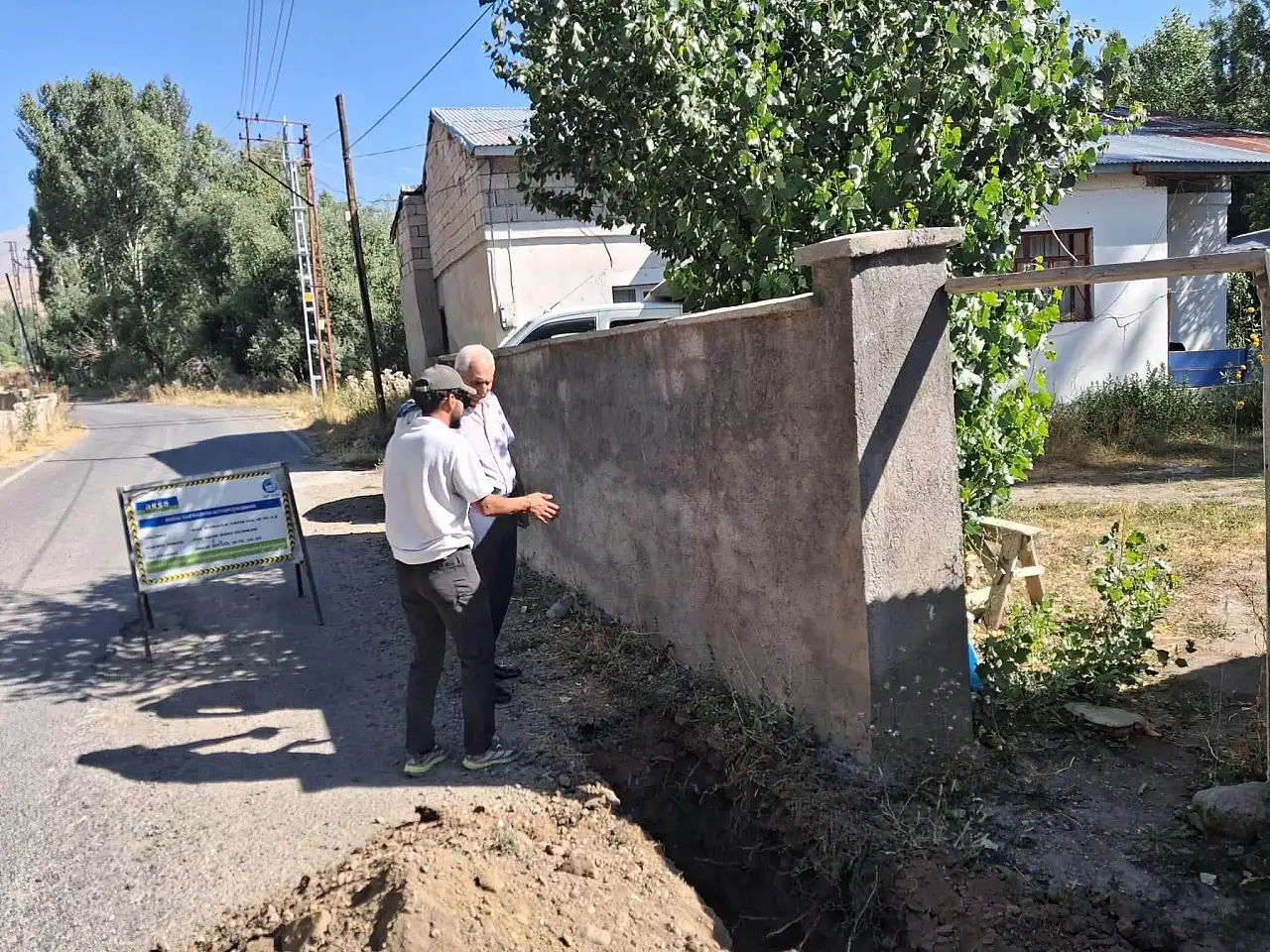 Eleşkirt'te Karşıyaka Mahallesi doğalgaza kavuşuyor
