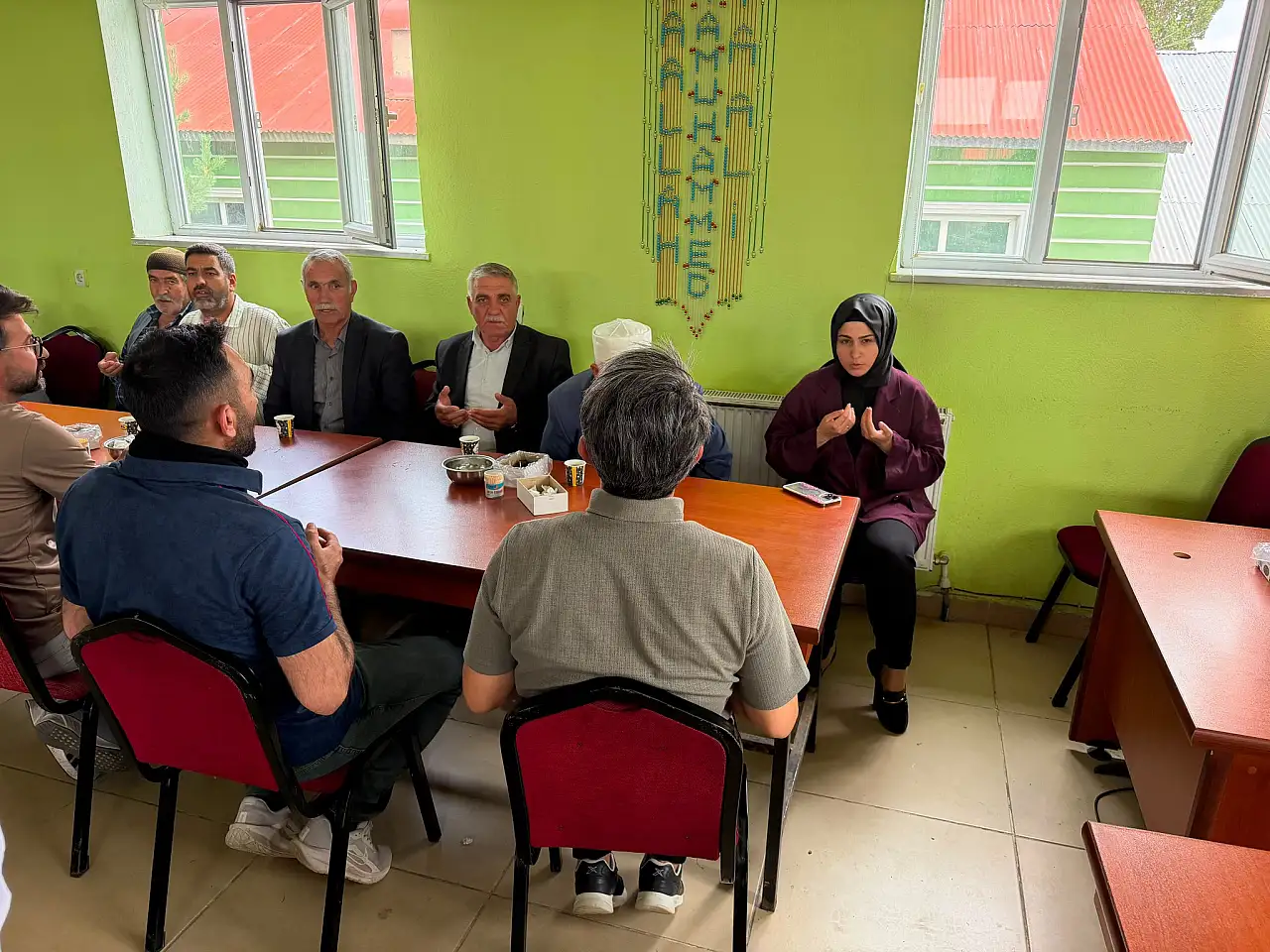 Kaymakam Kılıç'tan Güneş ailesine taziye ziyareti