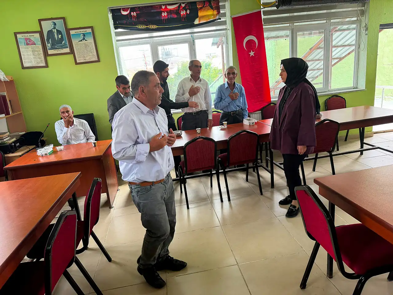 Kaymakam Kılıç'tan Güneş ailesine taziye ziyareti