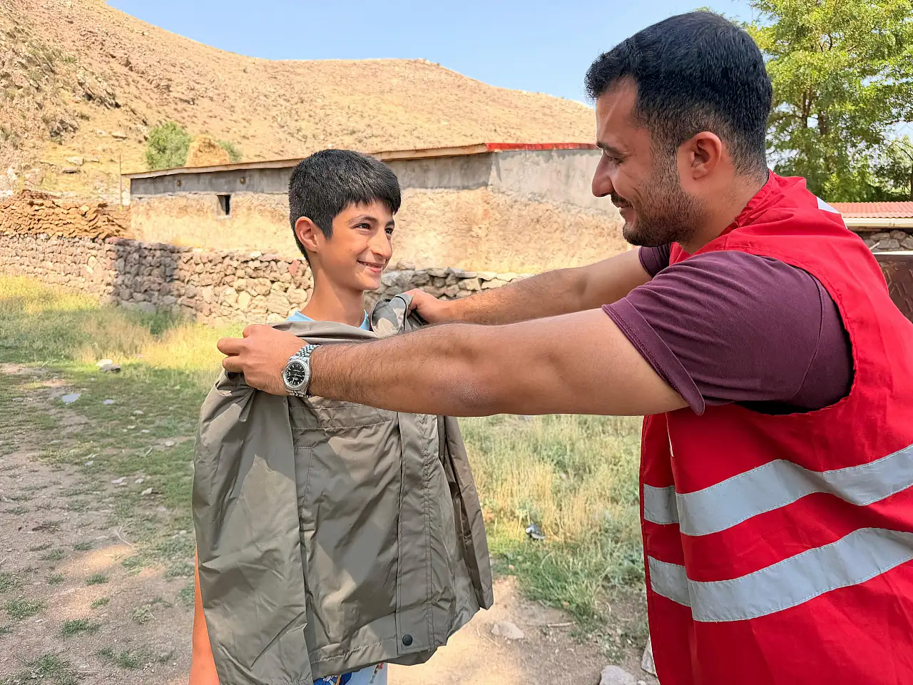 Kızılay'ın iyilik eli Tutumlu Köyü'ne uzandı