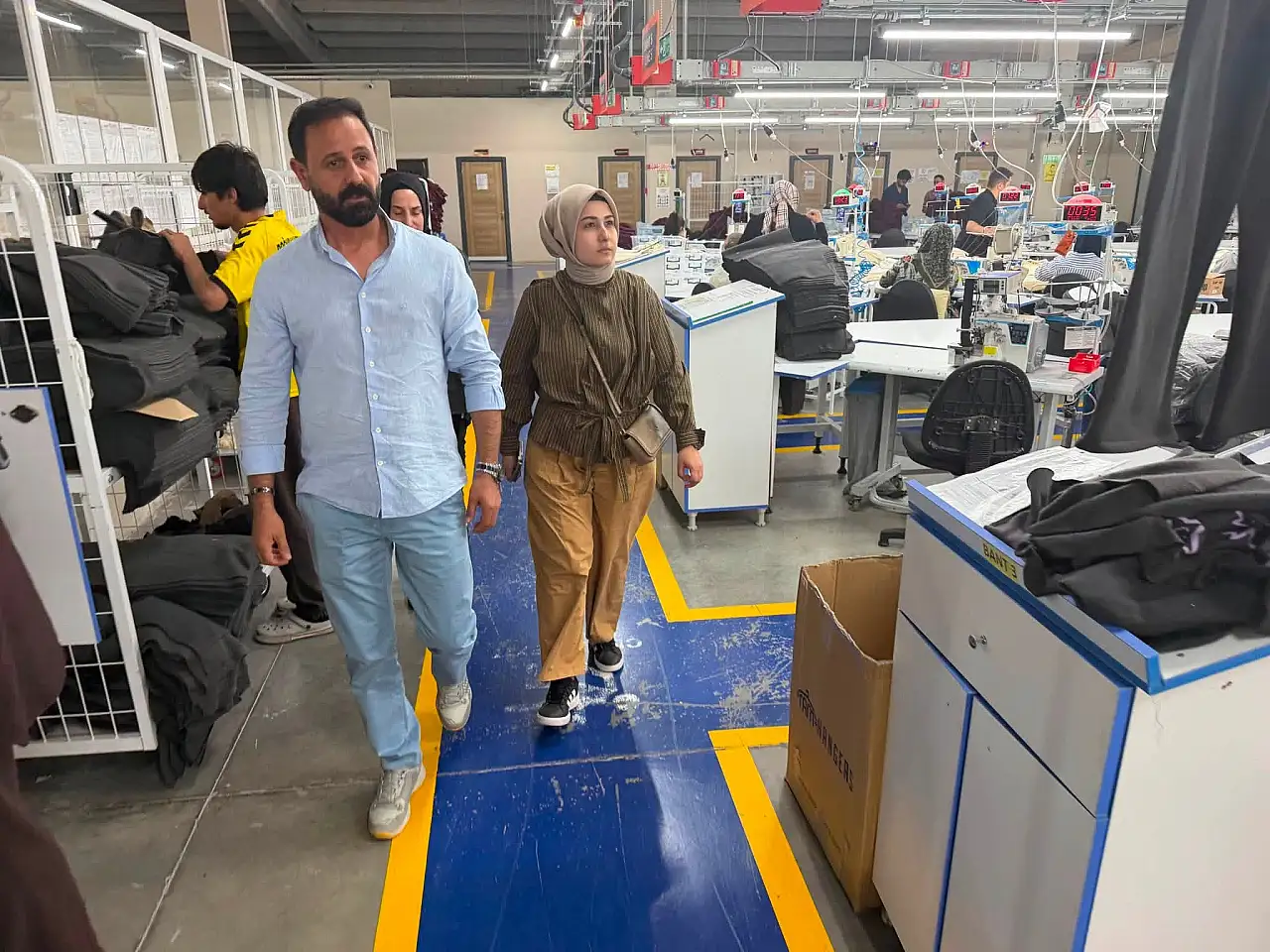 Kaymakam Kübra Baka Kılıç'tan GS Tekstil'e ziyaret