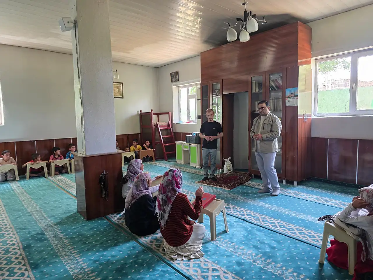 Telçeker Köyü'nde eğitim ve yatırım bir arada incelendi