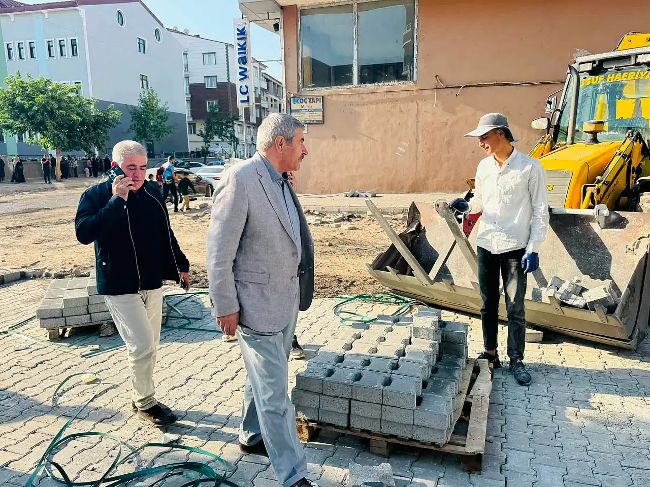 Patnos'ta Saidi Nursi Caddesi'nde yeni yol açılıyor