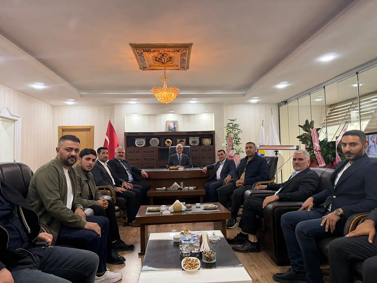Ağrı Ticaret Borsasından ATSO Başkanı Mehmet Erat'a tebrik ziyareti