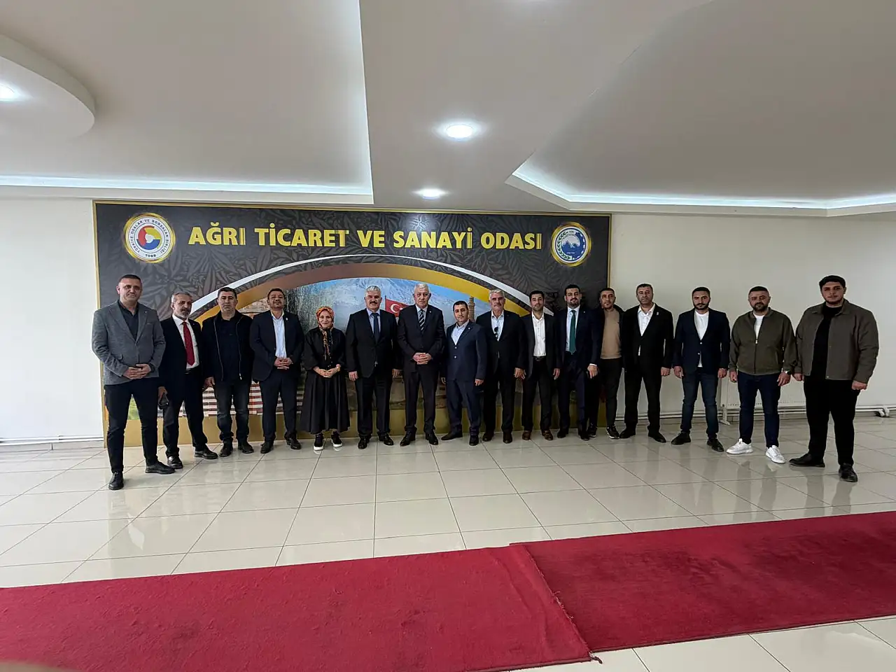 Ağrı Ticaret Borsasından ATSO Başkanı Mehmet Erat'a tebrik ziyareti