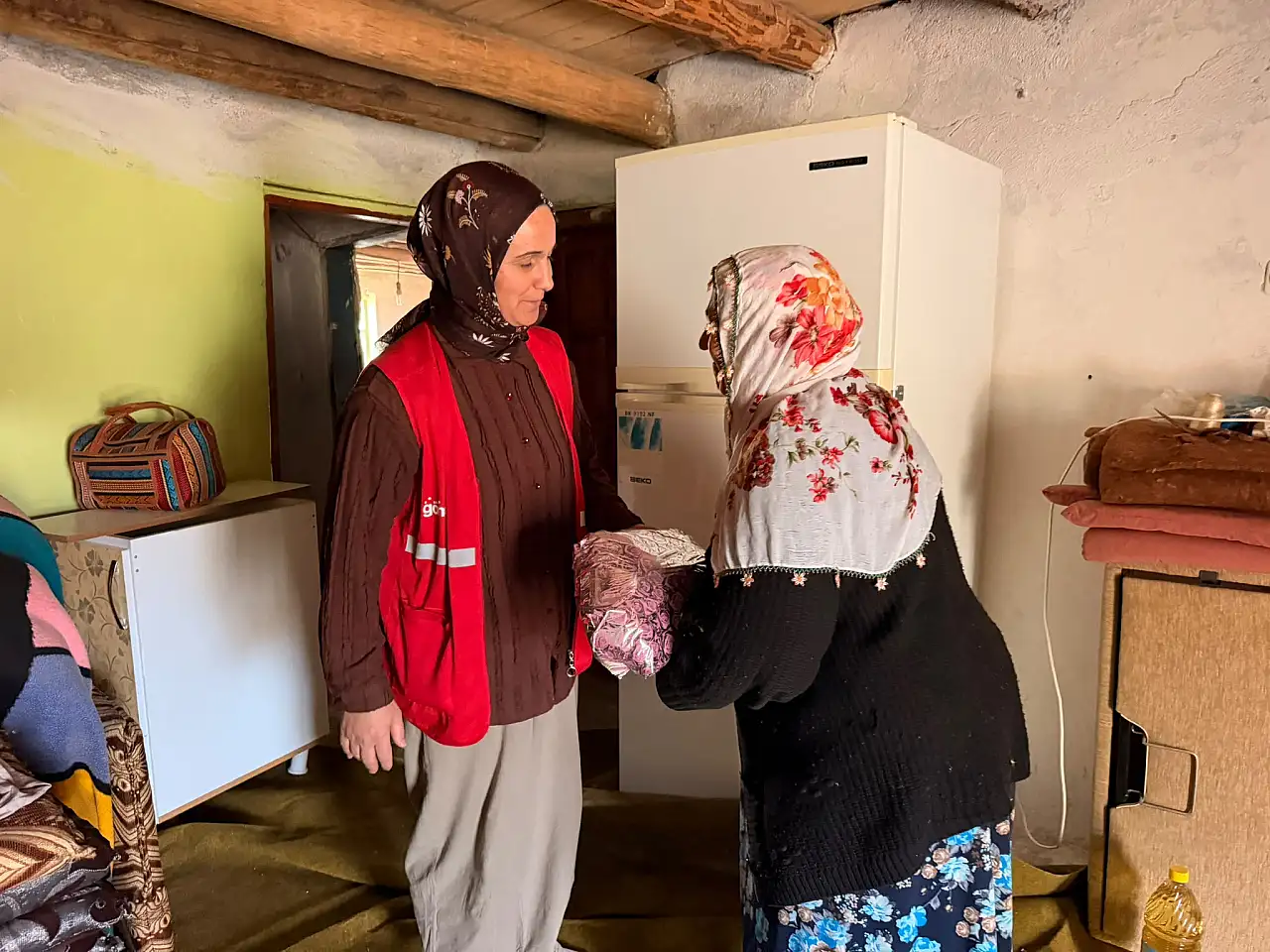 Kızılay'dan asırlık çınarlara vefa ziyareti