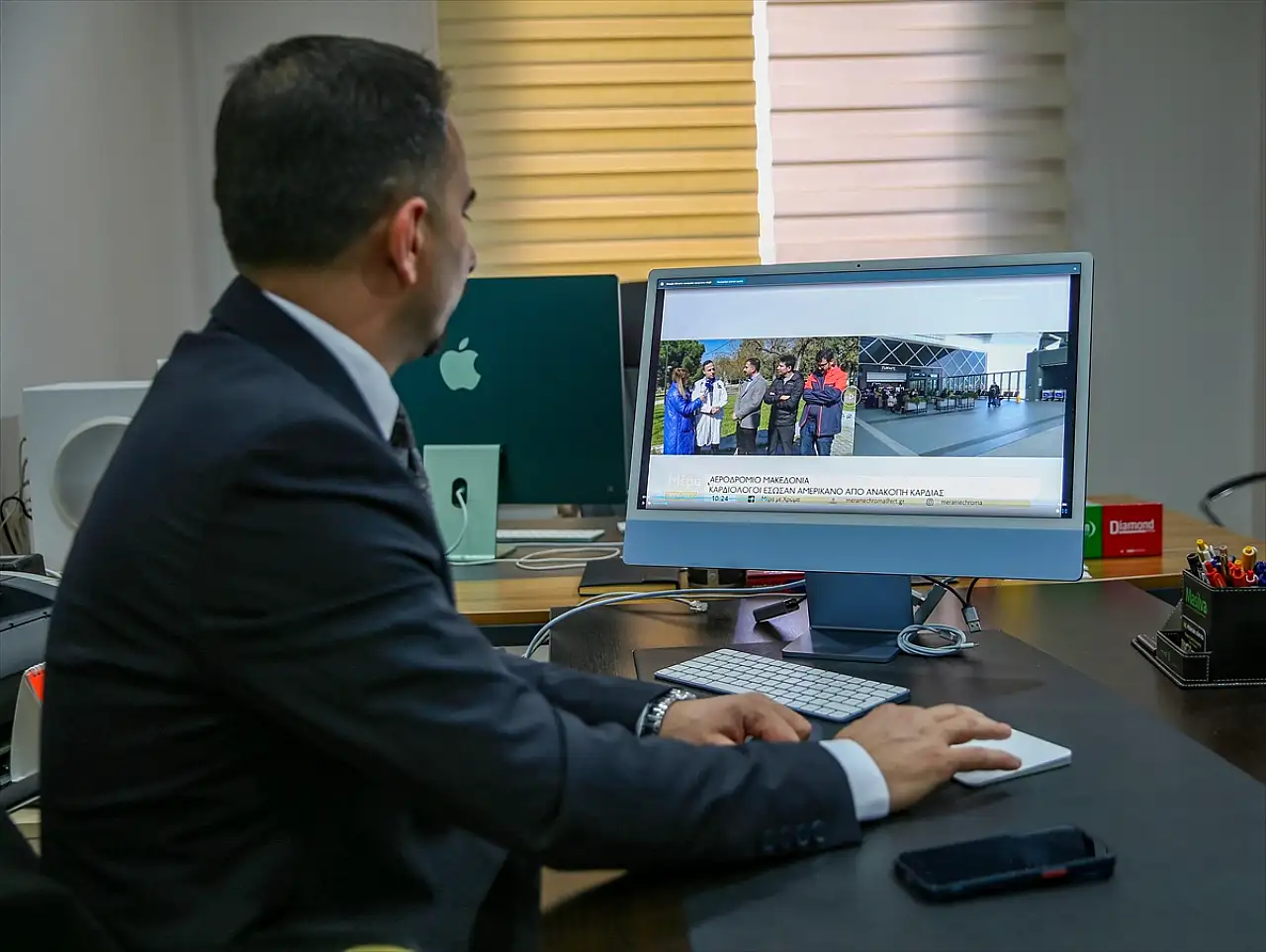 Türk doktor Selanik Havalimanı'nda hayat kurtardı